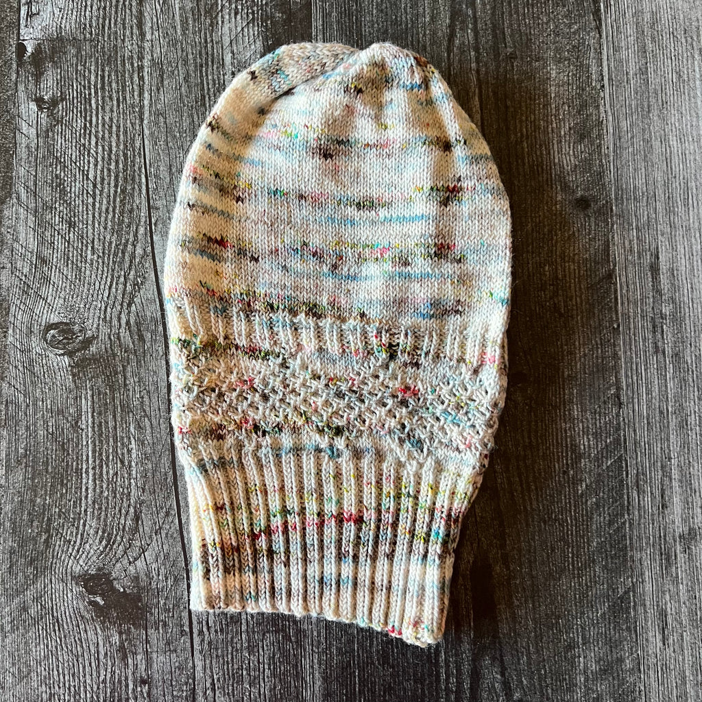 Slouchy  fingering weight hat