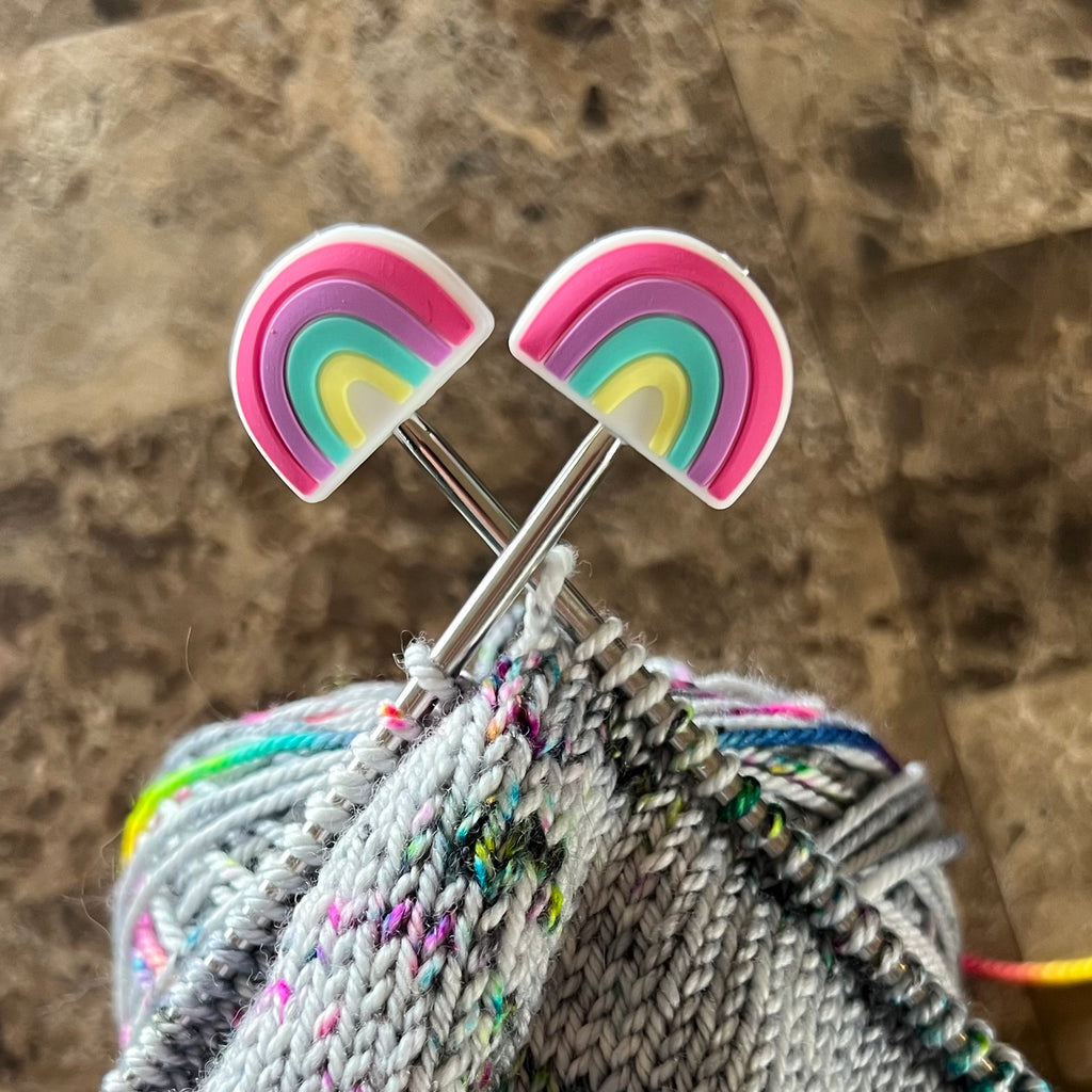 Bright Rainbow Stitch Stoppers