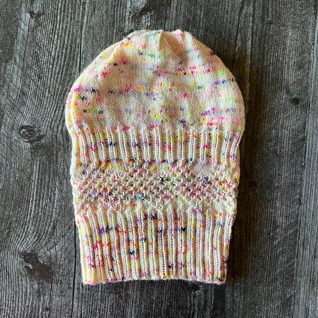 Slouchy fingering weight hat