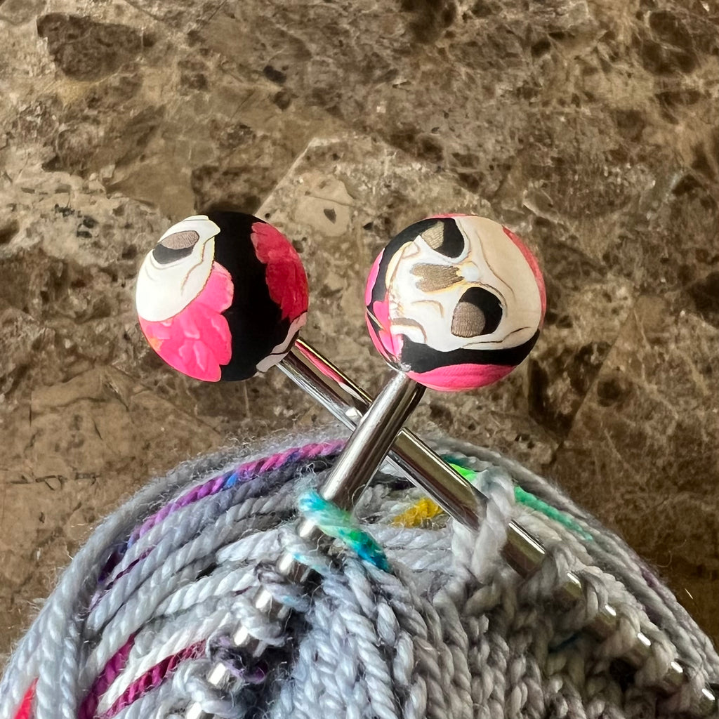 Pink Skull Stitch Stoppers