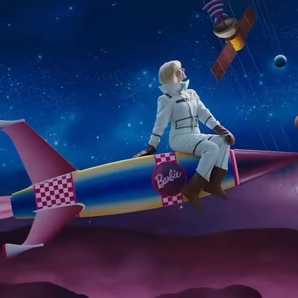 Barbie in space