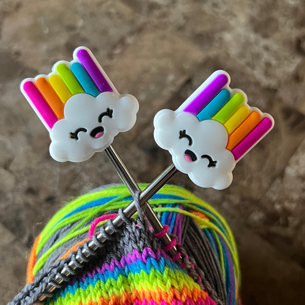 Happy Cloud & Rainbow Stitch Stoppers