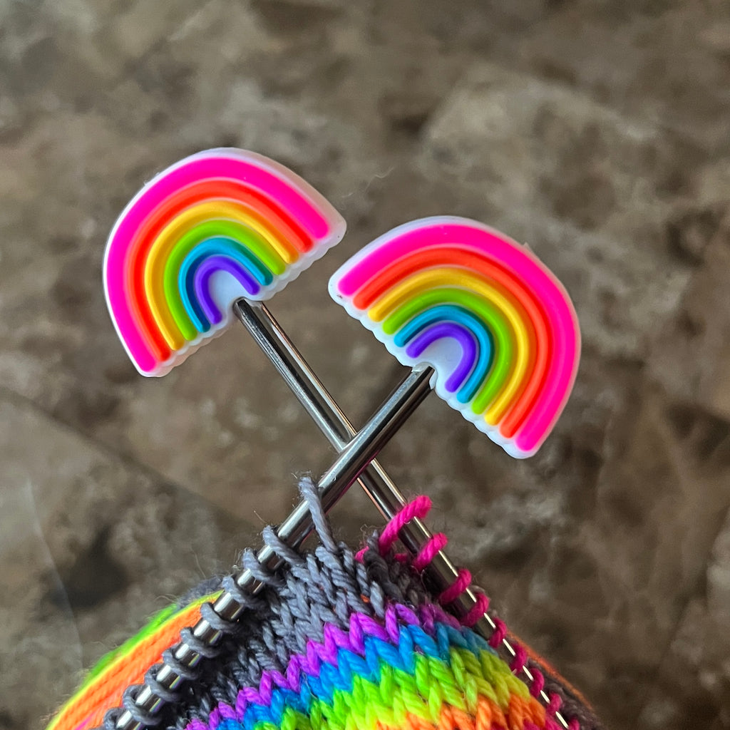Neon Rainbow Stitch Stoppers