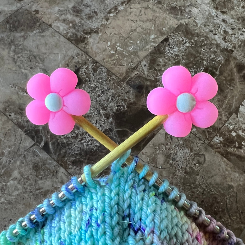 Glow in the dark Flowers Stitch Stoppers