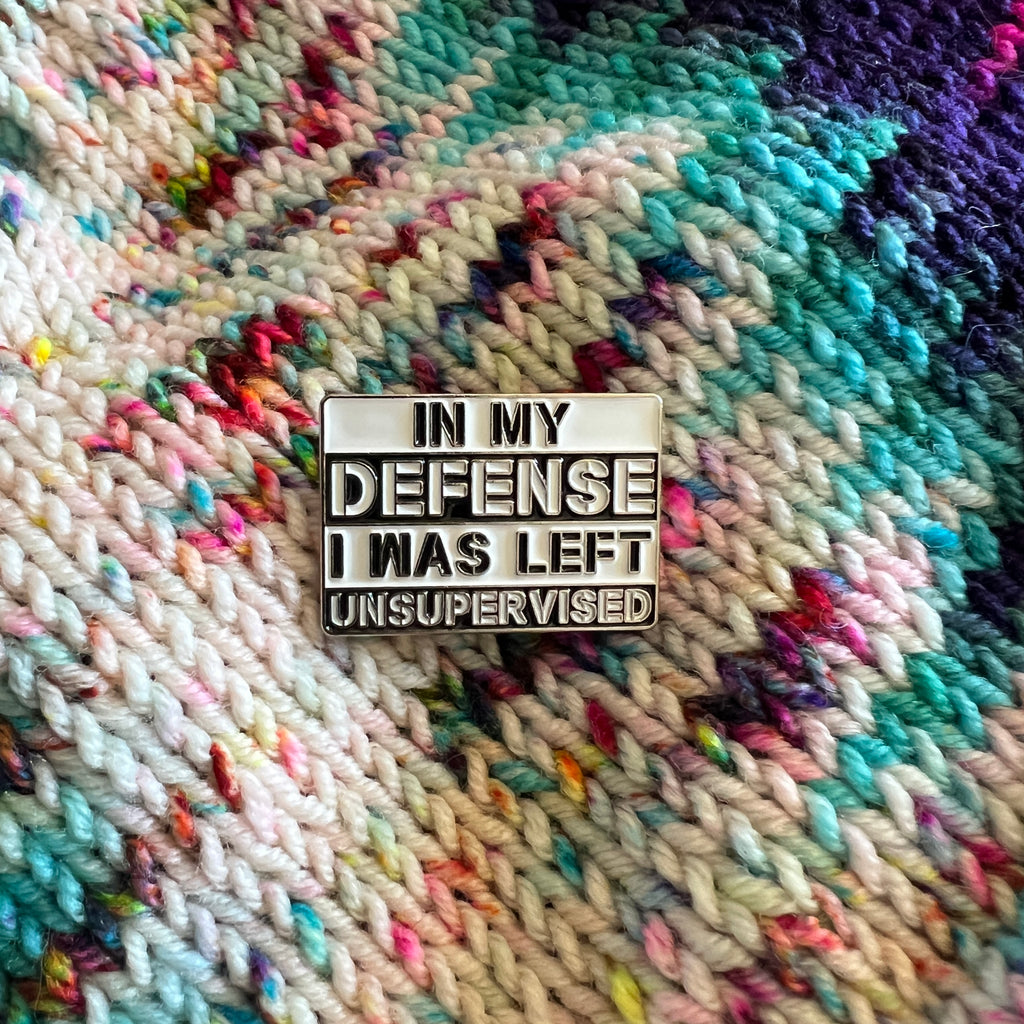 In my Defense Enamel Pin