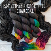 It S All Rage Knits Rainbows Charcoal