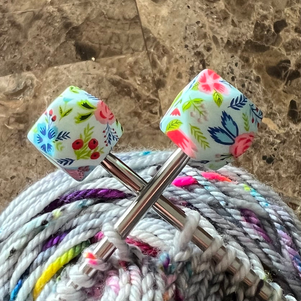 Blue floral Stitch Stoppers