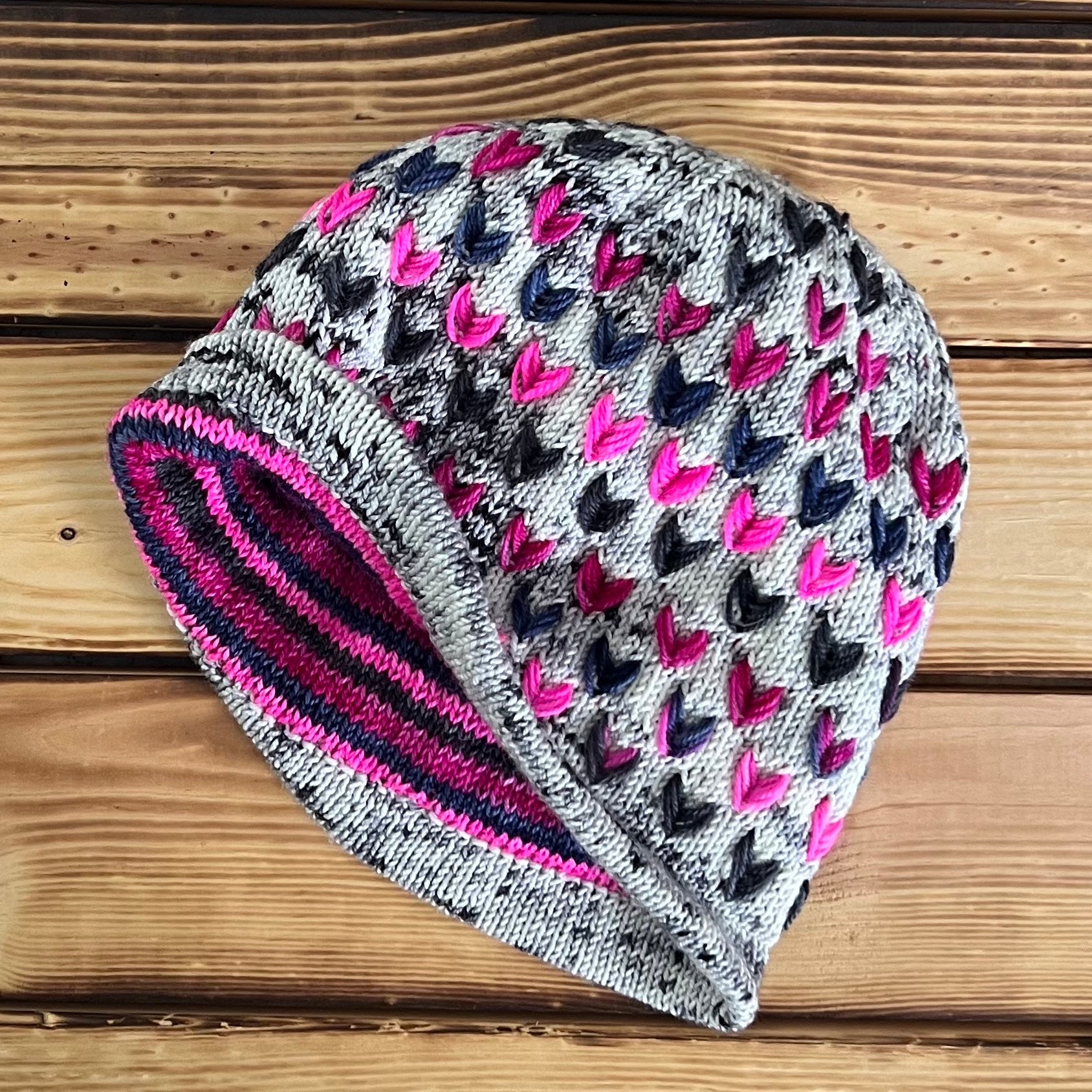 color Happy Clusters Hat Pattern: Digital Download – A Whimsical